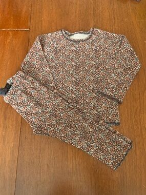 🫐3/$30 H&M Kids Floral Long Sleeve Matching Set size 12-18m